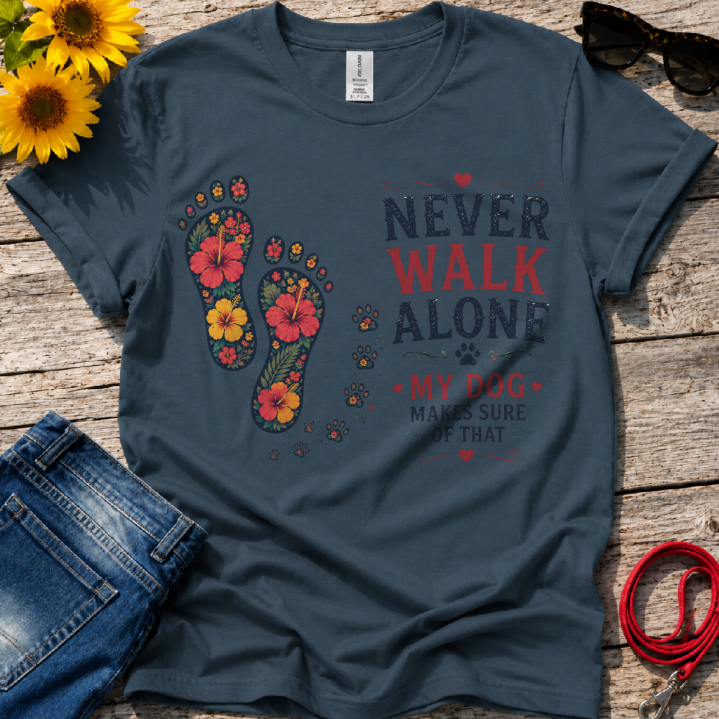 Never Alone Dog T-Shirt