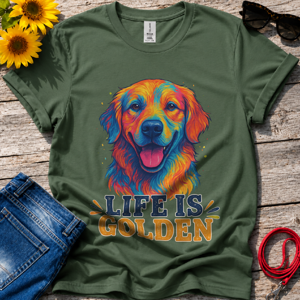 Colorful Retriever T-Shirt