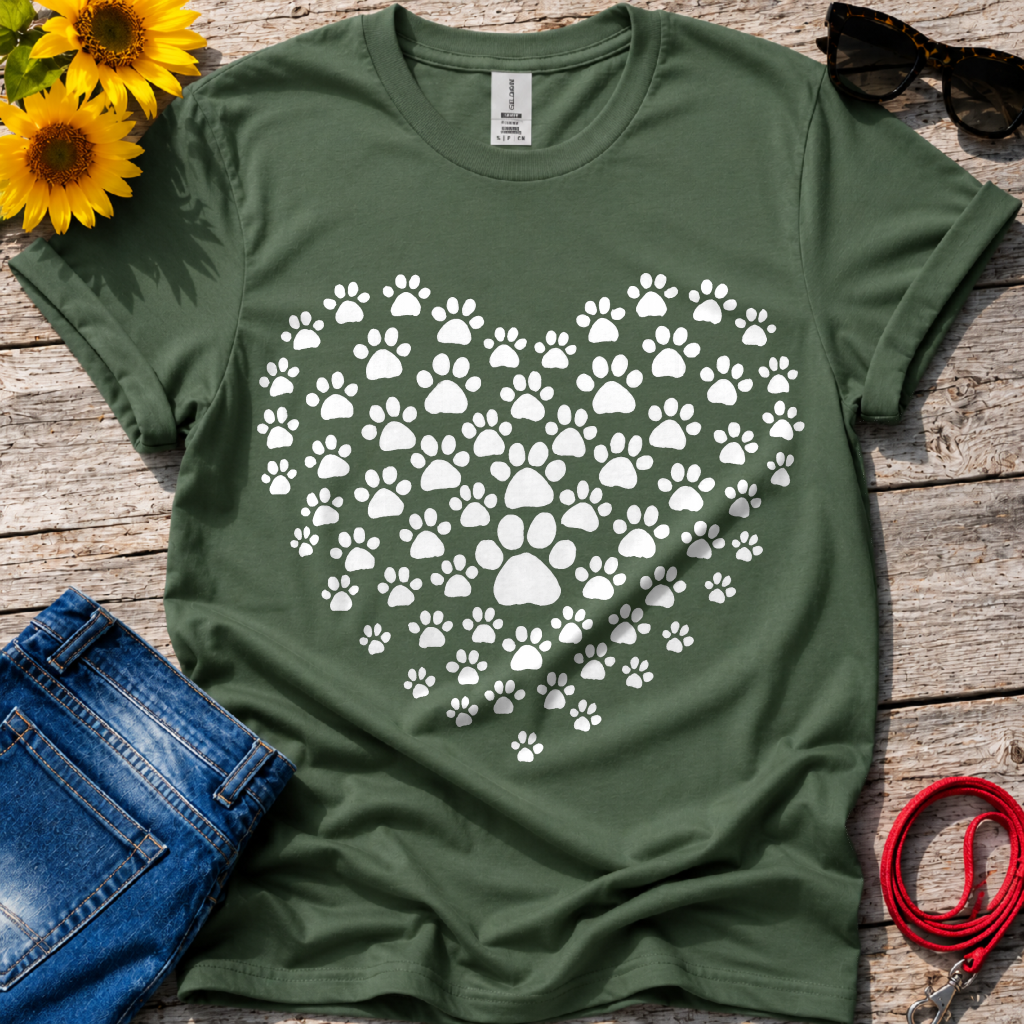 Love Heart Trails T-Shirt